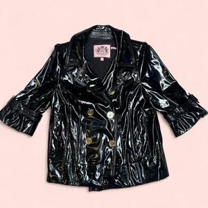 Vintage black patent leather juicy